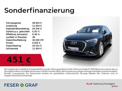 Usata Audi Q3 Sportback Ambiente 190 CV (139 kW) 2025 Nero SUV