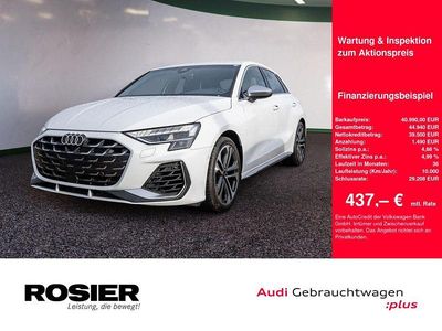 Weiss / gletscherweiss Gebraucht 2024 Audi S3 Comfort Limousine | 40.990 € (Superpreis)