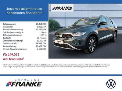 Gebraucht VW T-Roc Goal 116 PS (85 kW) 2025 Petroleum blue metallic SUV