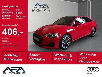 Progressivrot metallic Gebraucht 2025 Audi A3 Advanced Plus Limousine | 41.611 € (Etwas zu teuer)