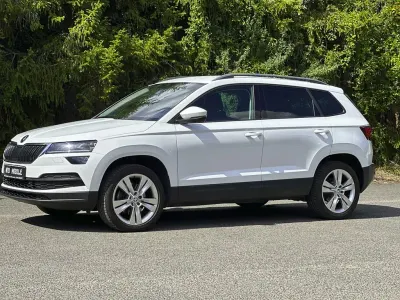 Gebraucht Skoda Karoq Style 150 PS (110 kW) 2018 Moonweiss metallic SUV