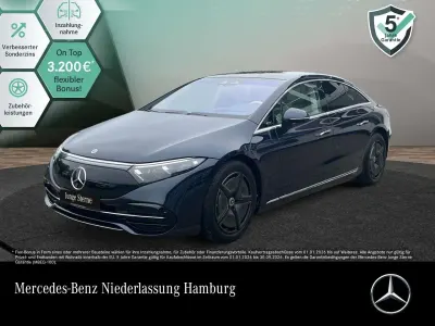 Gebraucht Mercedes EQS580 Avantgarde 384 kW (523 PS) 2022 Blau Limousine