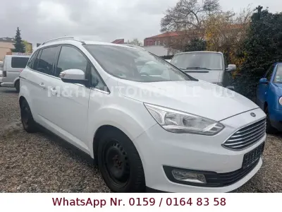 Gebraucht Ford Grand C-Max Titanium 120 PS (88 kW) 2017 Frozen white Van / Kleinbus