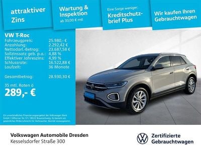 Gebraucht VW T-Roc Style 150 PS (110 kW) 2023 6u ascotgrau SUV