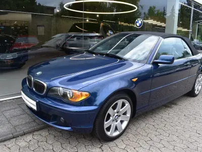 Gebraucht BMW 320 Cabriolet Sport Line 170 PS (125 kW) 2004 Mysticblau Cabrio