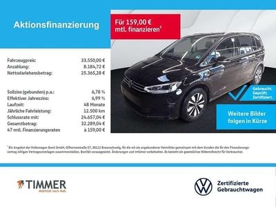 Gebraucht VW Touran Goal 150 PS (110 kW) 2025 Schwarz Van / Kleinbus