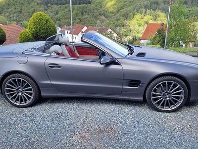 Usata Mercedes SL350 245 CV (180 kW) 2003 Nero Cabrio