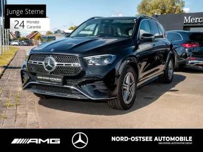 Gebraucht Mercedes GLE300 AMG 269 PS (197 kW) 2024 Metalliclack obsidianschwarz SUV