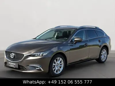 Gebraucht Mazda 6 Exclusive-Line 165 PS (121 kW) 2015 Obsidiangrau metallic Kombi