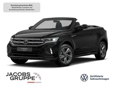 Gebraucht VW T-Roc Cabriolet R-line 110 PS (80 kW) 2025 Schwarz Cabrio
