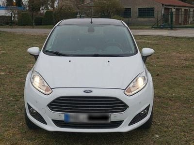 Gebraucht Ford Fiesta Titanium 101 PS (74 kW) 2017 Weiß Kleinwagen