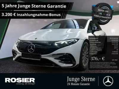 Gebraucht Mercedes EQS450+ Premium Plus 244 kW (333 PS) 2022 Weiss / polarweiß Limousine