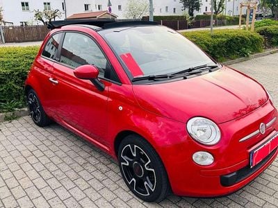Usata Fiat 500C 86 CV (63 kW) 2012 Rosso Cabrio