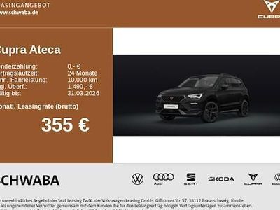Neu Cupra Ateca 190 PS (139 kW) 2026 Schwarz SUV