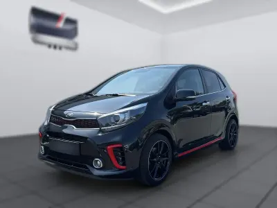 Gebraucht Kia Picanto GT-Line 101 PS (74 kW) 2018 Schwarz metallic Kleinwagen