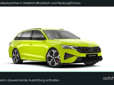 Neu Skoda Octavia RS 265 PS (194 kW) 2025 Blackmagic perleffekt (schwarz) Kombi