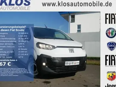 Neu Fiat Scudo 150 PS (110 kW) 2026 Weiß Van