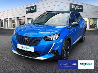 Gebraucht Peugeot e-2008 GT 100 kW (136 PS) 2022 Blau SUV