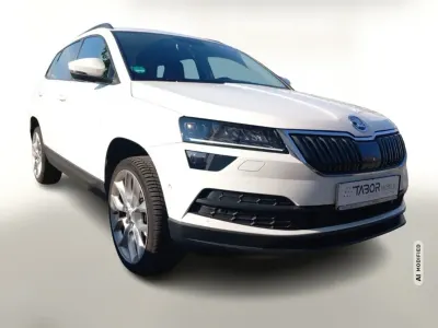 Gebraucht Skoda Karoq Style 150 PS (110 kW) 2021 Weiß SUV