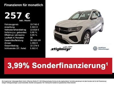 Pure white Gebraucht 2024 VW T-Cross Life SUV | 19.740 € (Guter Preis)