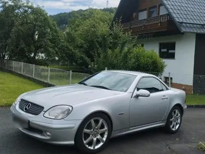 Gebraucht Mercedes SLK200 2002 Silber Cabrio