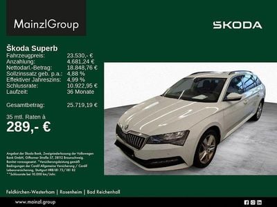 Gebraucht Skoda Superb Ambition 200 PS (147 kW) 2022 Moonweiß perleffekt Kombi