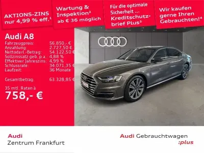 Brugt Audi A8 Ambiente 286 HK (210 kW) 2021 Grå Sedan