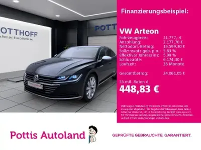 Gebraucht VW Arteon Elegance 190 PS (139 kW) 2018 Deep black perleffekt Kleinwagen