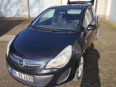 Gebraucht Opel Corsa Active 69 PS (50 kW) 2013 Schwarz Kleinwagen