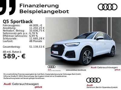 Gebraucht Audi Q5 Sportback S-Line 299 PS (219 kW) 2023 Weiß SUV