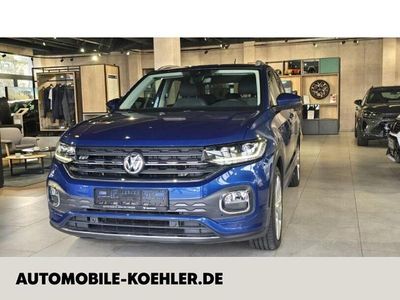 Gebraucht VW T-Cross Style 116 PS (85 kW) 2019 Reef blue metallic (metallic) SUV