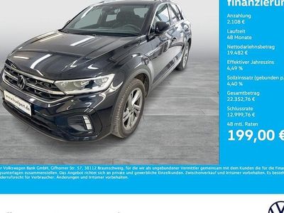 Usado VW T-Roc R-line 110 HP (80 kW) 2023 Preto SUV