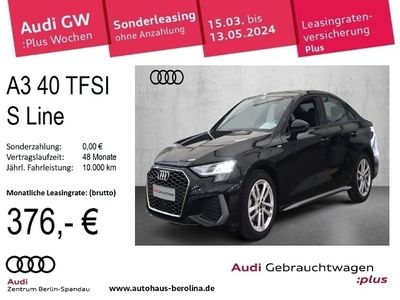 gebraucht Audi A3 Lim 40 TFSI qu S line R