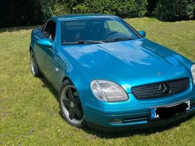 Gebraucht Mercedes SLK230 193 PS (141 kW) 1998 Grün Cabrio