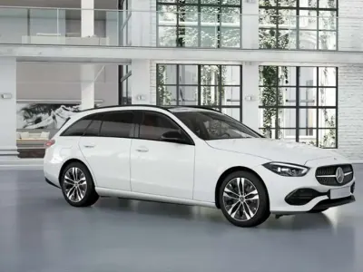 Gebraucht Mercedes C200 163 PS (119 kW) 2023 Polarweiß uni Kombi