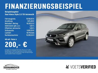 Gebraucht Seat Ateca Style 150 PS (110 kW) 2022 Grau SUV