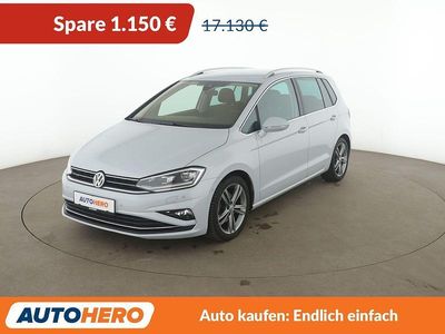Gebraucht VW Golf Sportsvan Highline 150 PS (110 kW) 2018 Weiß Van / Kleinbus