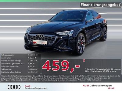 Gebraucht Audi e-tron Sportback S-Line 250 kW (340 PS) 2023 Madeirabraun metallic SUV