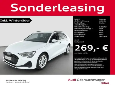 Gebraucht Audi A3 204 PS (150 kW) 2025 Gletscherweiß metallic Limousine