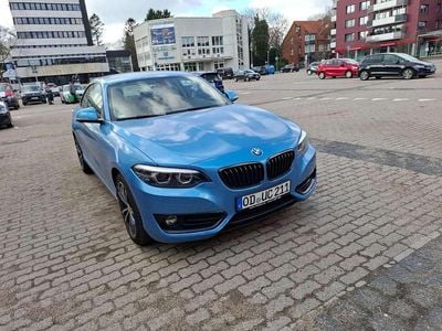 Gebraucht BMW 218 Sport Line 136 PS (100 kW) 2019 Blau Coupé
