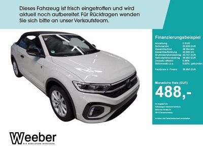 Usata VW T-Roc Cabriolet R-line 150 CV (110 kW) 2025 Grigio Cabrio