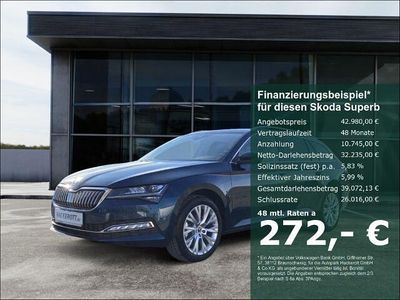 Gebraucht Skoda Superb Style 150 PS (110 kW) 2024 Blau Kombi
