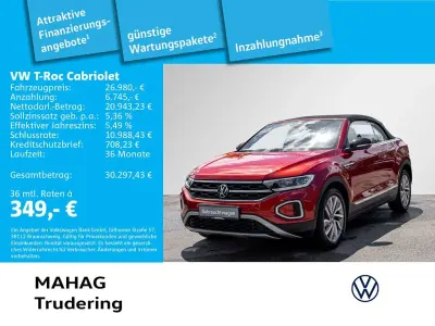 Gebraucht VW T-Roc Cabriolet Move 150 PS (110 kW) 2023 Rot Cabrio