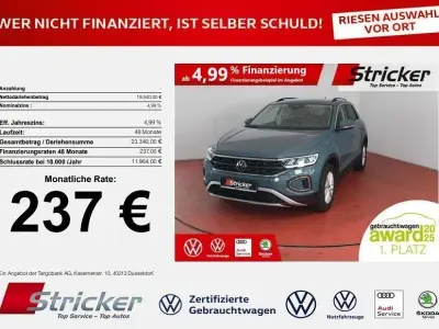 Gebraucht VW T-Roc Life 116 PS (85 kW) 2024 Petroleum blau SUV