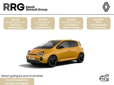 Neu Renault Twingo Urban 60 kW (82 PS) 2026 Mangogelb Kleinwagen
