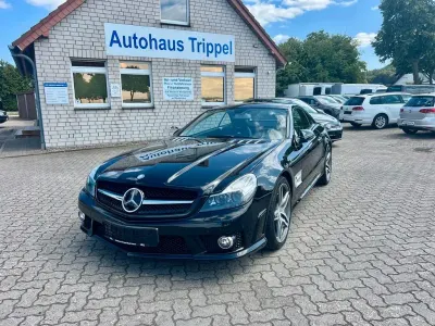 Gebraucht Mercedes SL63 AMG AMG 525 PS (386 kW) 2008 Schwarz Cabrio