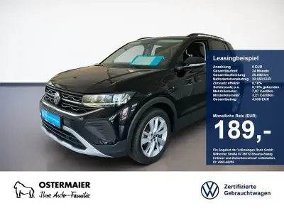 Gebraucht VW T-Cross Life 95 PS (69 kW) 2025 Deep black perleffekt SUV
