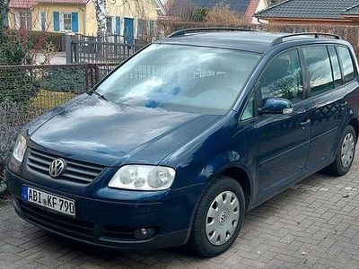 Gebraucht VW Touran Goal 102 PS (75 kW) 2006 Blau Van / Kleinbus