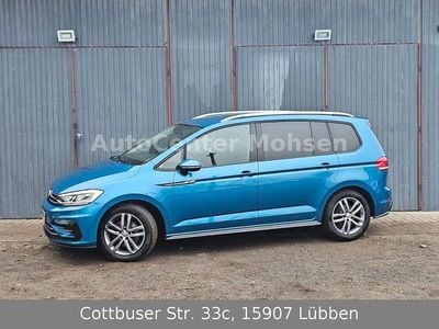 Gebraucht VW Touran R-line 150 PS (110 kW) 2018 Blau Van / Kleinbus