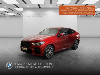 Rot Gebraucht 2021 BMW X6 M Sport SUV | 62.902 € (Etwas zu teuer)